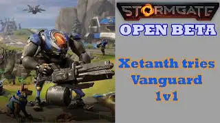 Xetanth tries the Vanguard faction (1v1 Melee) - Stormgate Open Beta