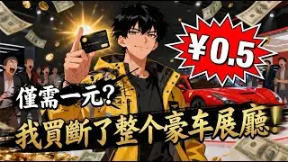 🔥Eng Sub【全球物價暴跌一百萬倍】豪車只要5毛錢？外賣小哥手握百元巨款，一夜之間買下整座城市！富二代看傻了！#動漫 #合集 #無敵