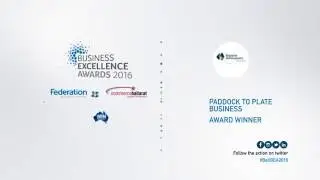 Regional Development Australia - Grampians Paddock To Plate Business Award Winner