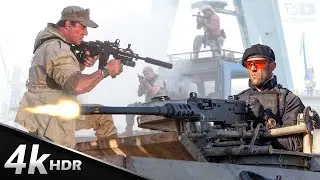 Sylvester Stallone & Jason Statham Movies - Fight Scenes 4K HDR: Expendables 3 - T3 Movie Commentary