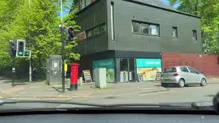 Driving in Glasgow - North Kelvinside, Kelvinside, and Kelvindale - May 2021