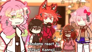 Fandoms react to each other // Mitsuri Kanroji💕 // Short like Shinobu // Part 1/? // 🇲🇽&🇺🇸