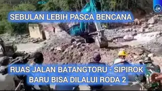 Ruas Jalan Batangtoru - Sipirok Hanya Bisa Dilalui Roda 2