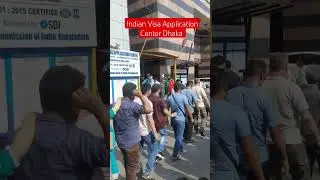 Indian Visa Application Center Dhaka #shortsvideo