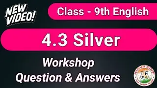 4.3 Silver Workshop | Class 9th English 4.3 silver Workshop | 9th english 4.3 workshop | Std 9
