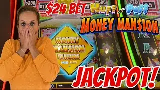 Мгновенный джекпот в казино MONEY MANSIONS Huff N Puff!! в Delaware Park Casino! Вращения по 24 д...