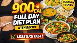 💯Healthy full day meal plan with recepie for fast weight loss| 900 calories diet|justchillwith_me