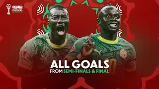 The semi-final and final goals, brought together and presented by Danone. ✌️#TotalEnergiesAFCON2025