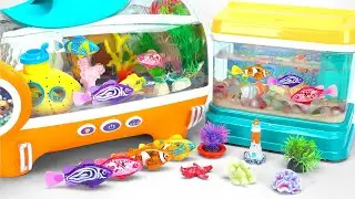 Ultimate Toys Collection, Satisfying Unboxing Light Robo Fishing Aquarium Playset ASMR