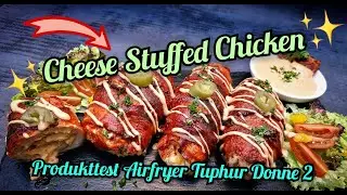 Cheese Stuffed Chicken from the Air Fryer - Product presentation Typhur Donne 2