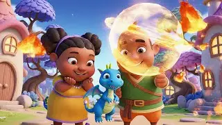 Fortnite Mini Dragon Dropped His Fireball | Nursery Rhymes for Kids & Baby Songs
