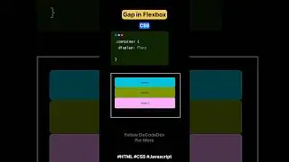 Master the Gap in CSS - Space Your Layouts Like a Pro! #css #html #gap #webdevelopment #csstips