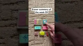 Eraser summary of the week 53 #eraser #rubber #europe #poland #milan #soap #dog #czechoslovakia #53