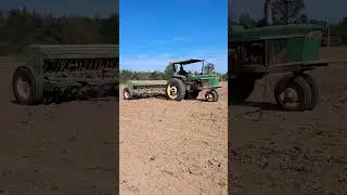Planting Rye #farming #shorts #johndeere #tractors #planting #farmer