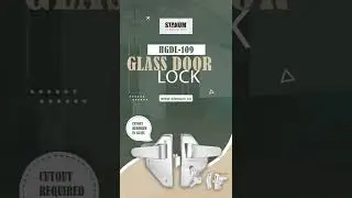 Glass Door Lock glassdoor #temperedglass #doorlock #security #locks #hospitality #doorhardware