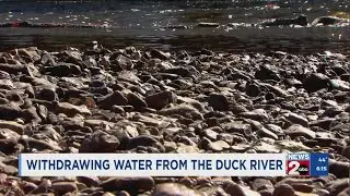 Withdrawing water from the Duck River