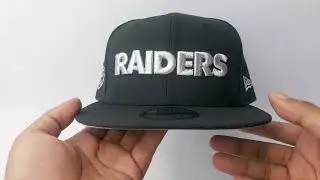 NEW ERA CAP 9FIFTY LAS VEGAS RAIDERS SILVER WORDMARK