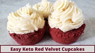 Easy And Delicious Keto Red Velvet Cupcakes (Nut Free And Gluten Free)