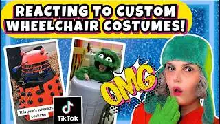 Reacting to Epic TikTok Mobility Aid Scooter Cosplays ME/CFS + Chronic Illness Community Costume Fun