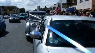 Regent Chauffeur Services with Olivers Princess at Bethany Church Finaghy, Belfast.