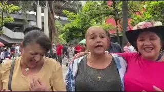 Las diamantinas con la reina del parque berrio 