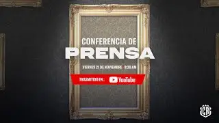 Conferencia de prensa con Osael Maroto, presidente de la FCRF
