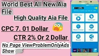 The World Best Aia File With New 11 Function...Now Page View High CPC 7.1 Dollar...😨😨Must Watch💥