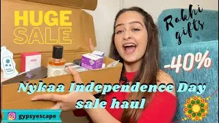 Nykaa Independence Day Sale🇮🇳 Starting from ₹160 -Minimalist, K Beauty & more| Gypsy Escape #nykaa