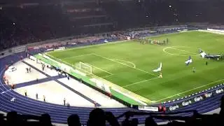 Hertha Berlin fans vs Bayern Munich, March 2012