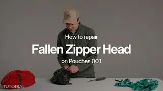 S&auml;ker | How to repair a fallen zipper head on your Pouches 001