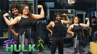ఇంత అందం జిమ్ లో ఉంది😍 Super Lady Hulk | Telugu Cute Love Proposal | Shankar mani Videos