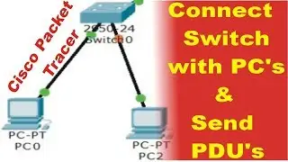 Connect Switch with PC's and Send PDU's Message in Cisco Packet Tracer