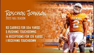 Roschon Johnson Full Season Highlights | Every Run and Target in 2022 | Fantasy Football Film