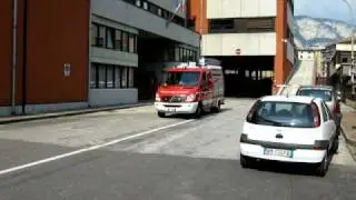 V.V.F. Trento - Uscita A.G. Iveco EuroTrakker e Polisoccorso Mercedes             [HQ]