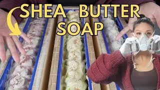 UNREFINED SHEA BUTTER for soaping? Let's try it!