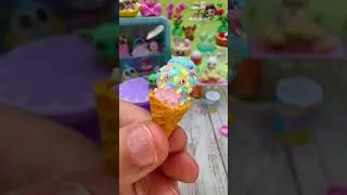 Miniverse Ice Cream Sparkle DIY @MGA_Entertainment #miniverse #icecream #bedazzle