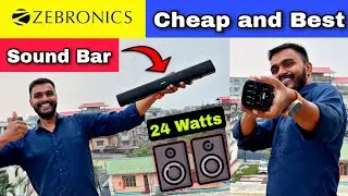 Cheap and Best Sound Bar 24 Watts | Zebronics Vita Pro Sound Bar Speaker Unboxing and Review