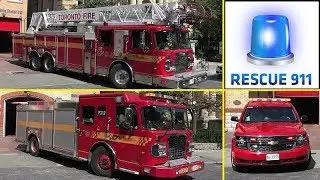 Aerial 312 + Pump 312 + Chief 31 Toronto Fire Services