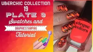 Uberchic 19-03 Swatches and Graphic Stamping