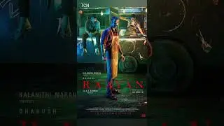 Raayan first look poster | dhanush | AR Rahman | D50 first look | D50 update | TCN
