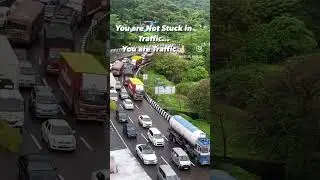 Lonavala Khandala Ghat Traffic on Expressway #youtube #youtubeshorts #foryou #bikeride #lonavala