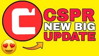 CSPR Coin New Big Update  😃 | Casper Crypto  News Today | Cspr Coin Price Prediction 2026
