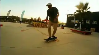 line at big Air plaza
