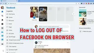 HOW TO LOG OUT OF FACEBOOK ON BROWSER 2024