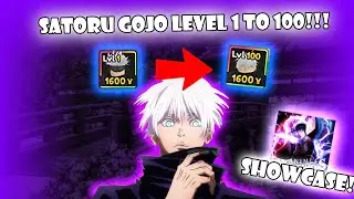 GOJO LEVEL 1-100!!! (Showcase) | Anime Adventures