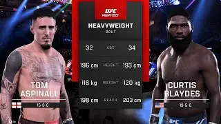 &ldquo;Tom Aspinall vs Curtis Blaydes | UFC 5 PS5 Heavyweight Rematch&rdquo;