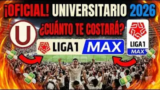 OFICIAL: Liga 1 Max transmitir&aacute; los partidos de Universitario en 2026 📺⚽