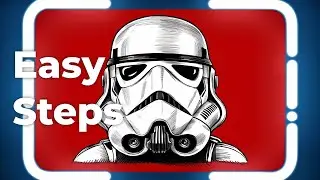 How To Draw A Storm Trooper Step By Step | Star Wars