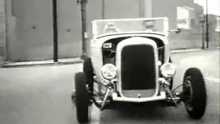 Hot Rods Riding The Curbs in Hollywood - 1958