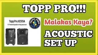 TOPP PRO XCS 15A open Area Sound quality.